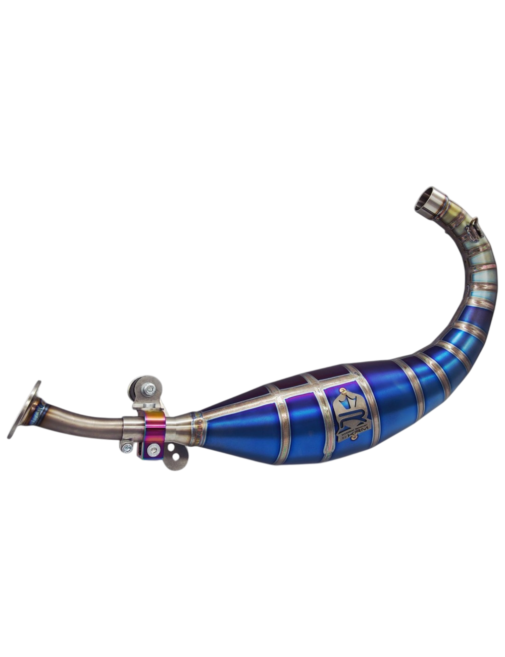 Pot KRM 70-78cc Derbi titane bleu/violet