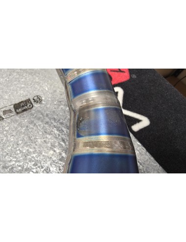 Pot KRM 80-90cc AM6 titane bleu (défaut d'aspect)