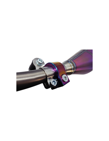Pot KRM 70-80cc AM6 titane néochrome violet/bleu (défaut d'aspect)