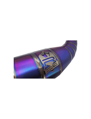 Pot KRM 70-80cc AM6 titane néochrome violet/bleu (défaut d'aspect)