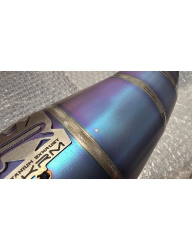 Pot KRM 70-80cc AM6 titane néochrome violet/bleu (défaut d'aspect)