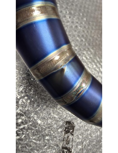 Pot KRM 70-80cc AM6 titane bleu (défauts d'aspect)