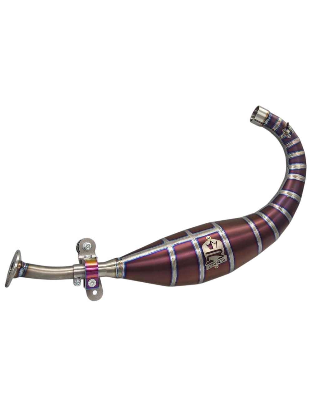 Pot KRM 70-78cc Derbi titane violet (défauts d'aspect)