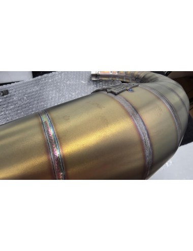 Pot KRM 90-100cc AM6 titane or (défauts d'aspect)