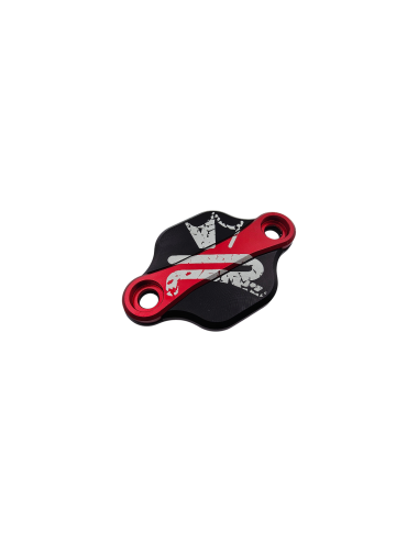 Obturateur de pompe à huile bicolore Derbi-AM6 KRM noir/rouge