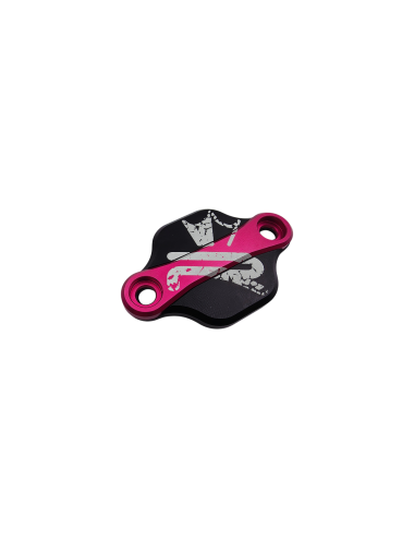 Obturateur de pompe à huile bicolore Derbi-AM6 KRM noir/rose