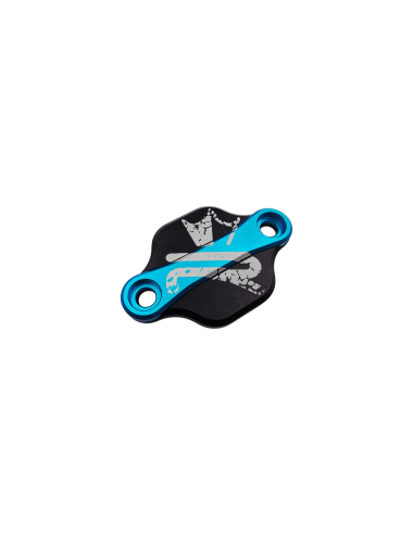 Obturateur de pompe à huile bicolore Derbi-AM6 KRM noir/turquoise