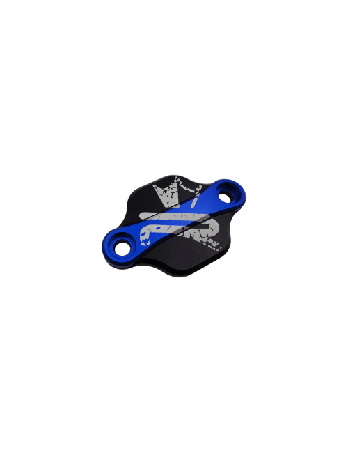 Obturateur de pompe à huile bicolore Derbi-AM6 KRM noir/bleu foncé
