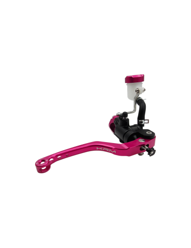 Maitre cylindre de frein avant radial - levier monobloc KRM noir/rose