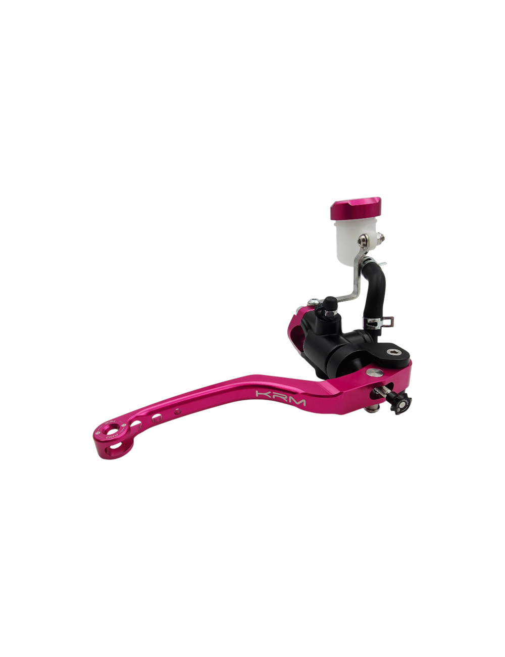 Maitre cylindre de frein avant radial - levier monobloc KRM noir/rose