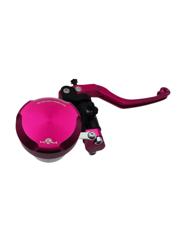 Maitre cylindre de frein avant radial - levier monobloc KRM noir/rose