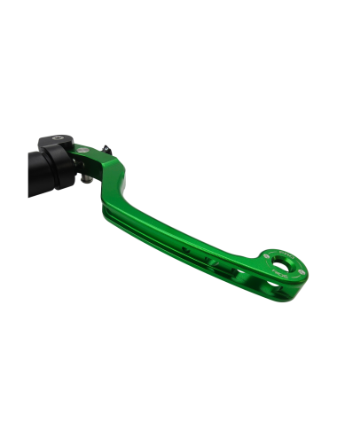 Maitre cylindre de frein avant radial - levier monobloc KRM noir/vert