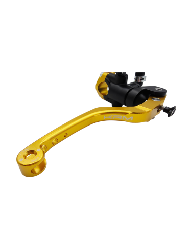 Maitre cylindre de frein avant radial - levier monobloc KRM noir/or
