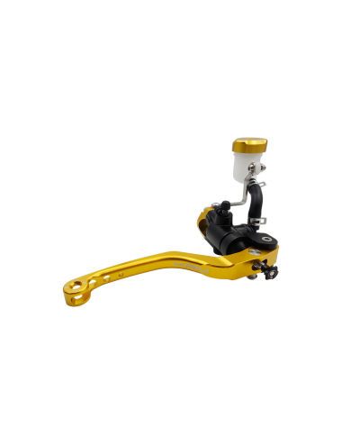Maitre cylindre de frein avant radial - levier monobloc KRM noir/or