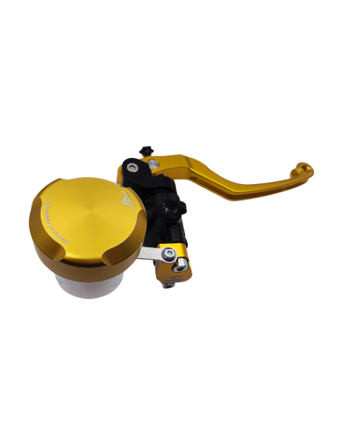 Maitre cylindre de frein avant radial - levier monobloc KRM noir/or