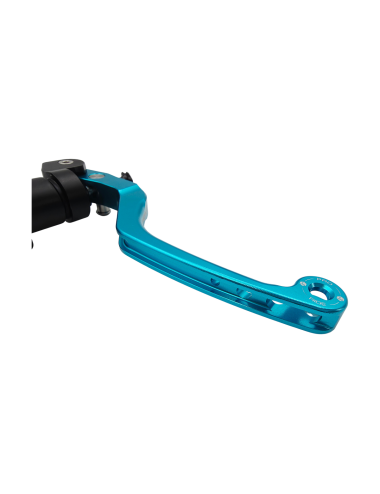 Maitre cylindre de frein avant radial - levier monobloc KRM noir/turquoise
