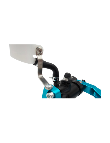 Maitre cylindre de frein avant radial - levier monobloc KRM noir/turquoise