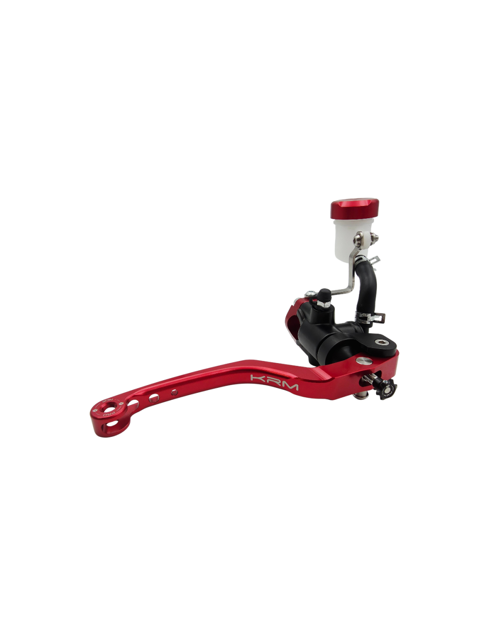 Maitre cylindre de frein avant radial - levier monobloc KRM noir/rouge