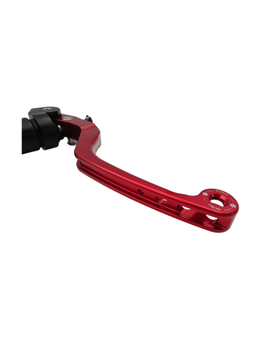 Maitre cylindre de frein avant radial - levier monobloc KRM noir/rouge