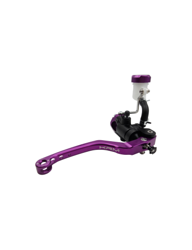 Maitre cylindre de frein avant radial - levier monobloc KRM noir/violet