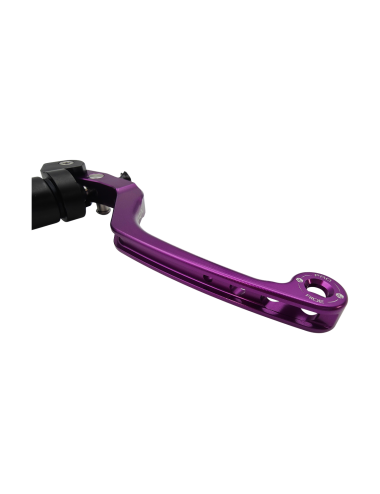 Maitre cylindre de frein avant radial - levier monobloc KRM noir/violet