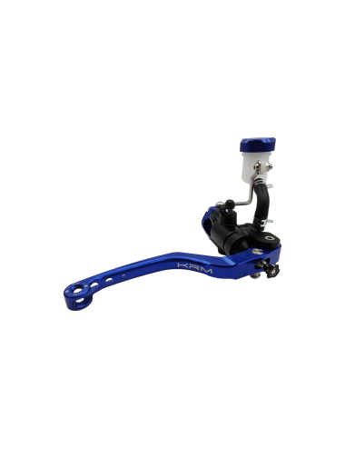 Maitre cylindre de frein avant radial - levier monobloc KRM noir/bleu foncé