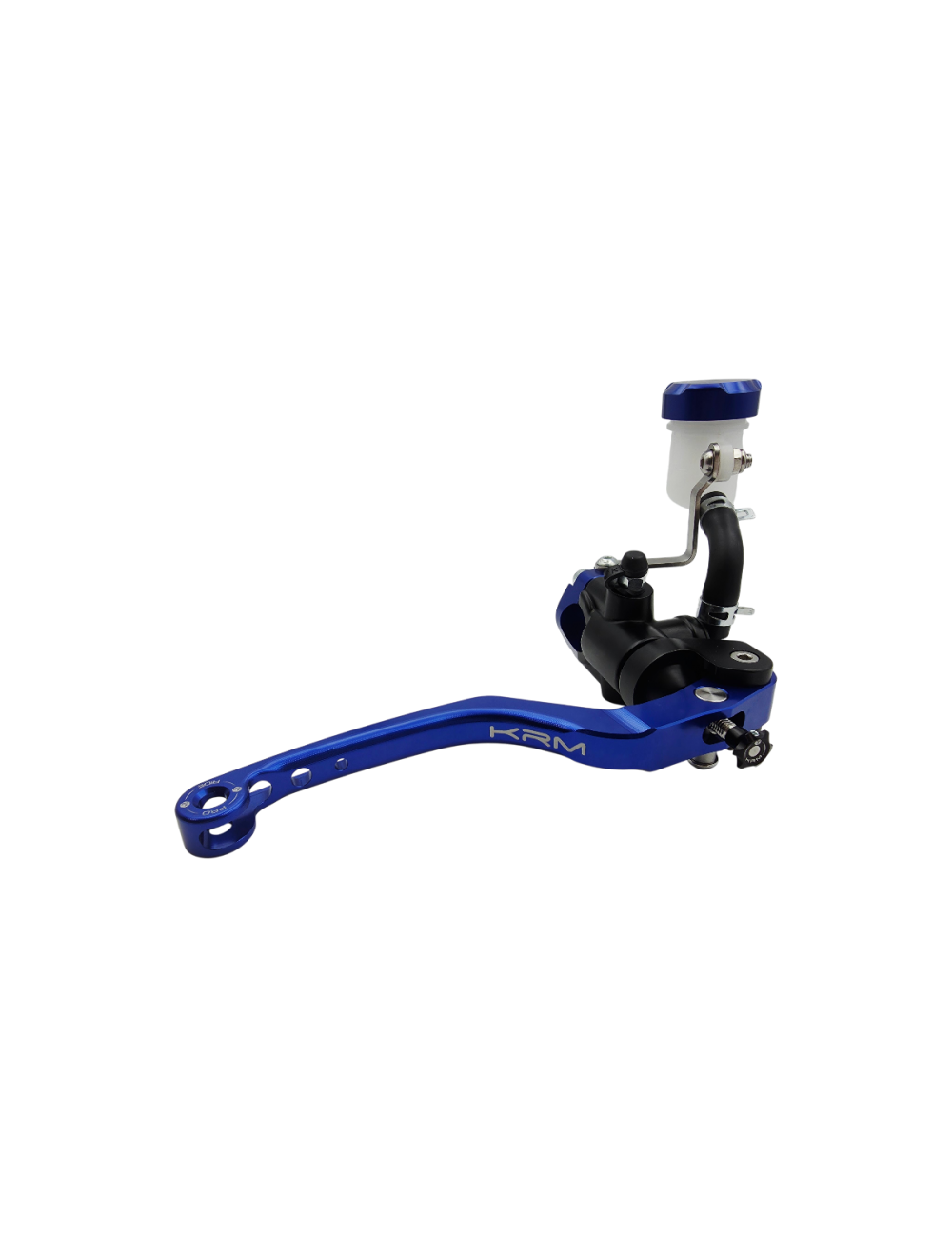 Maitre cylindre de frein avant radial - levier monobloc KRM noir/bleu foncé