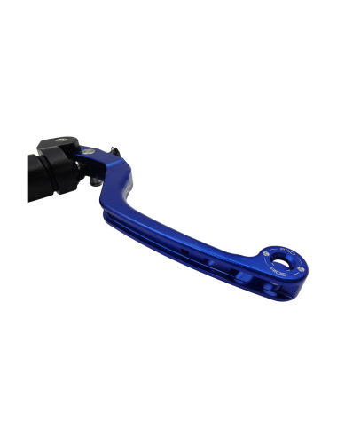 Maitre cylindre de frein avant radial - levier monobloc KRM noir/bleu foncé