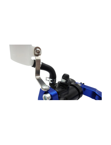 Maitre cylindre de frein avant radial - levier monobloc KRM noir/bleu foncé