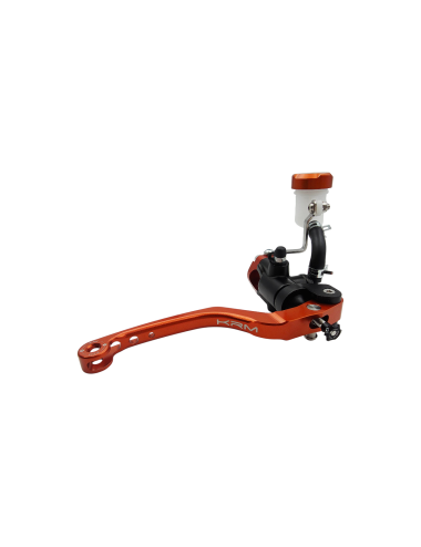 Maitre cylindre de frein avant radial - levier monobloc KRM noir/orange