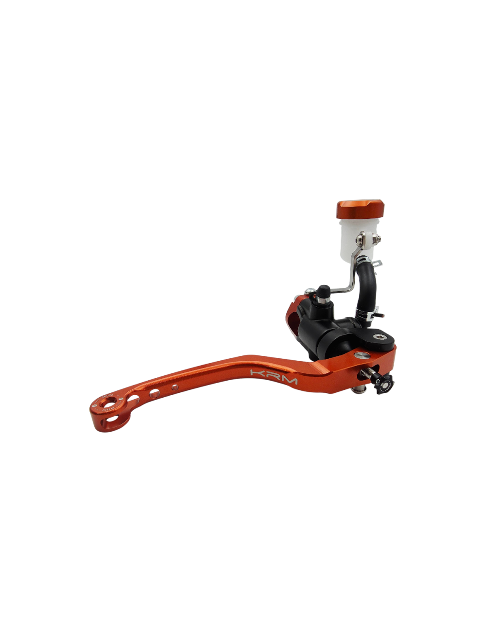 Maitre cylindre de frein avant radial - levier monobloc KRM noir/orange