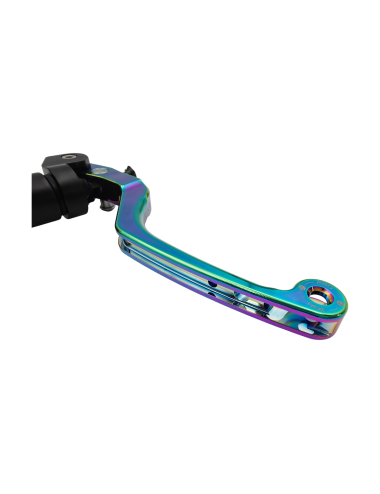 Maitre cylindre de frein avant radial - levier monobloc KRM noir/néo-chrome