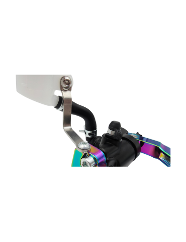 Maitre cylindre de frein avant radial - levier monobloc KRM noir/néo-chrome