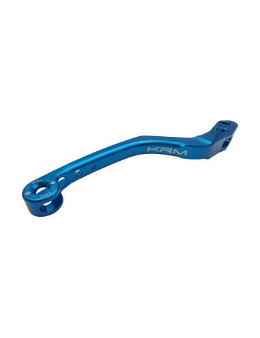 Levier de frein avant KRM monobloc bleu