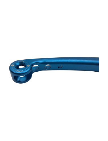 Levier de frein avant KRM monobloc bleu