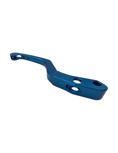 Levier de frein avant KRM monobloc bleu