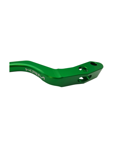Levier de frein avant KRM monobloc vert