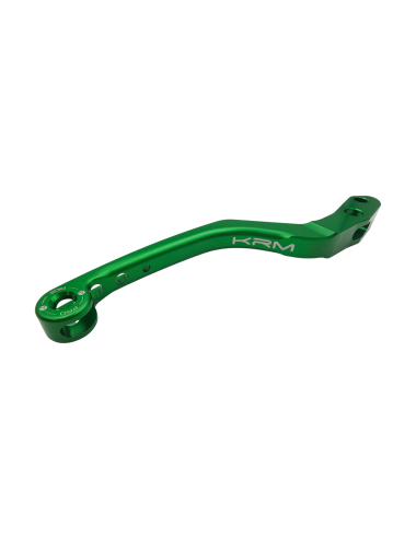 Levier de frein avant KRM monobloc vert