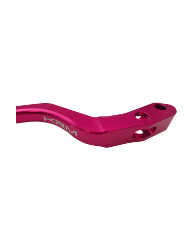 Levier de frein avant KRM monobloc rose