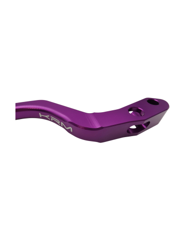 Levier de frein avant KRM monobloc violet