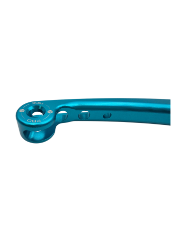 Levier de frein avant KRM monobloc turquoise