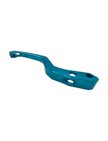 Levier de frein avant KRM monobloc turquoise