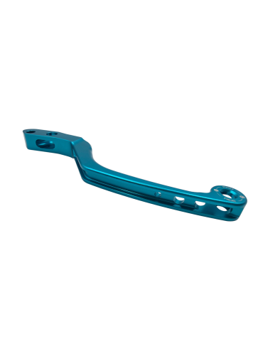 Levier de frein avant KRM monobloc turquoise