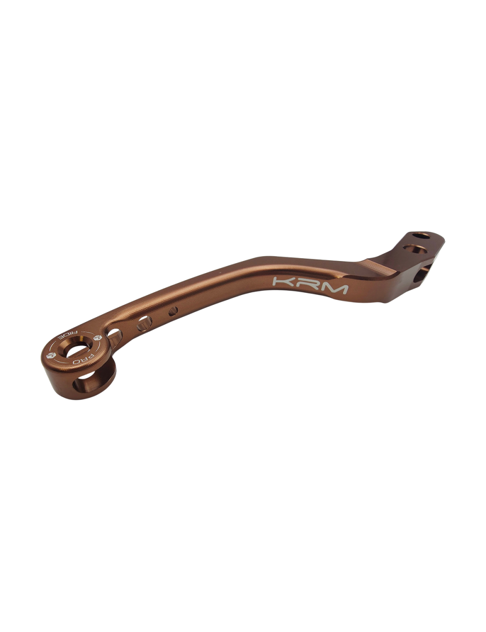 Levier de frein avant KRM monobloc marron (bronze)