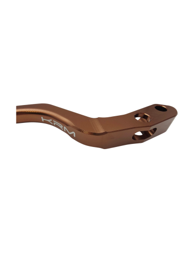 Levier de frein avant KRM monobloc marron (bronze)