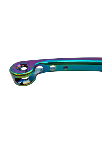 Levier de frein avant KRM monobloc Néo-chrome