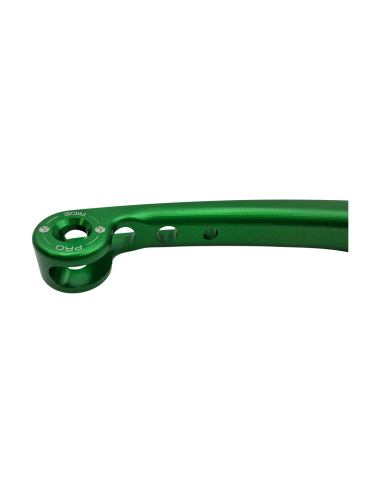 Levier de frein avant KRM repliable vert