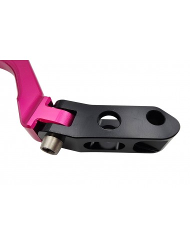 Levier de frein avant KRM repliable rose