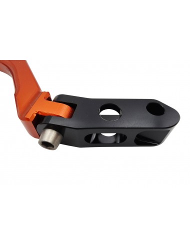 Levier de frein avant KRM repliable orange
