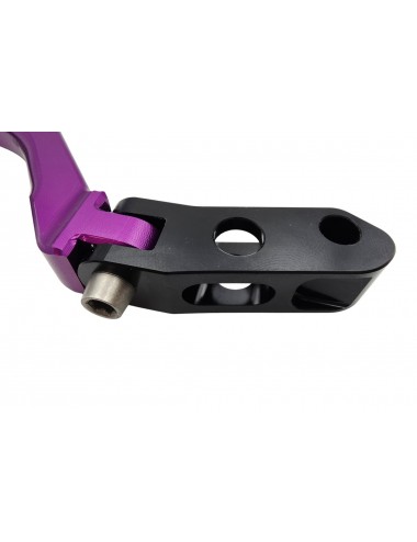 Levier de frein avant KRM repliable violet